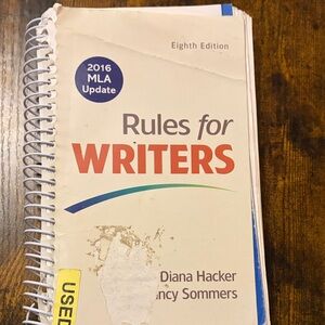 Rules for Writers Spiral Book 2016 Edition